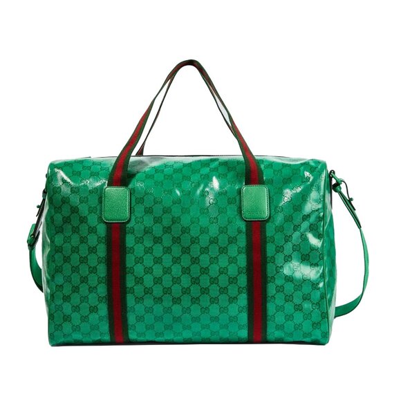 Gucci Unisex GG Crystal Canvas Large Duffel Bag - Picture 1 of 10